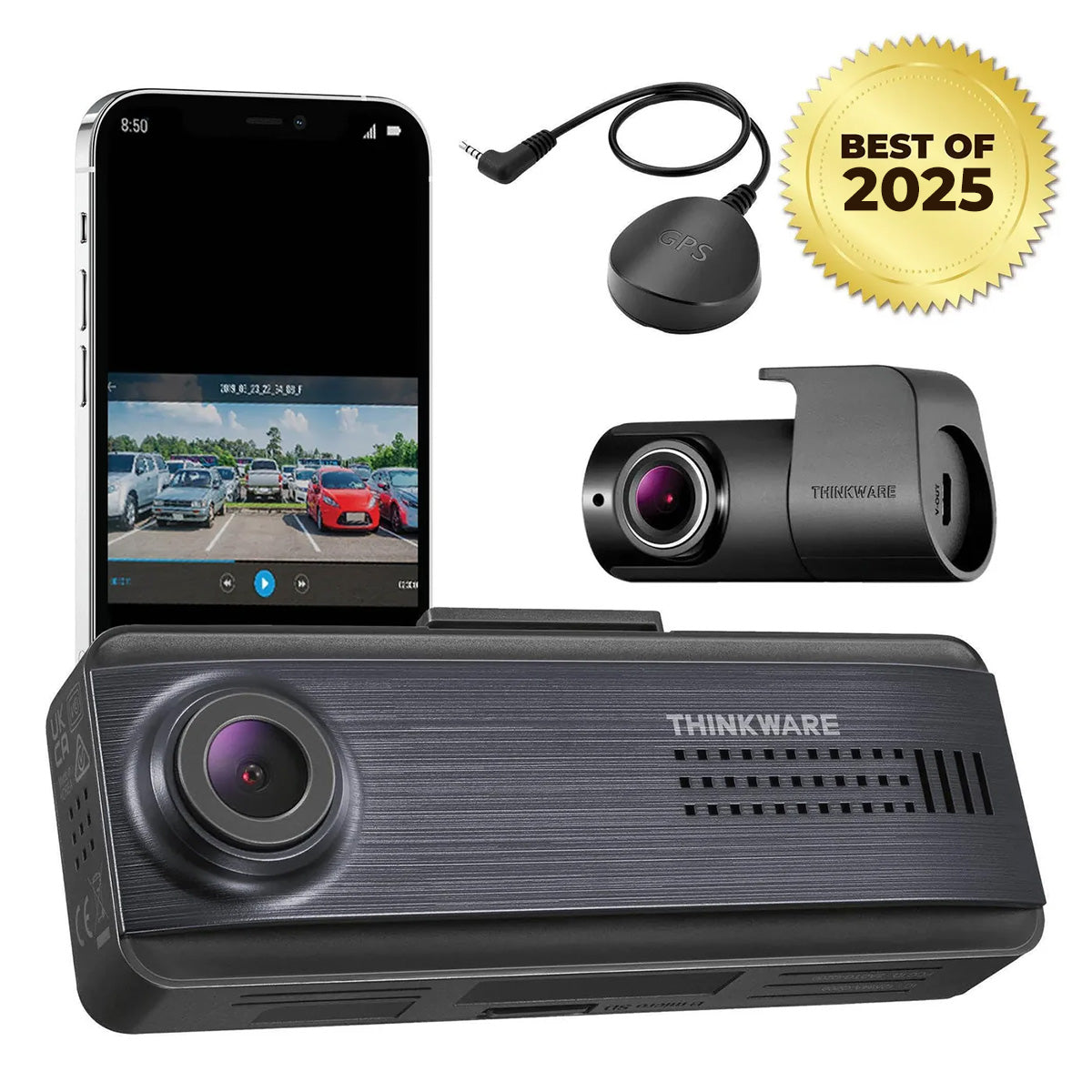 [REFURBISHED] Thinkware Q200 2-Channel 2K QHD Dash Cam