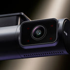 Close-up of the BlackVue infrared interior camera lens and four infrared LEDs