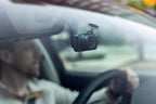 Garmin Dash Cam X110 installed windshield lifestyle image for 1080P road evidence