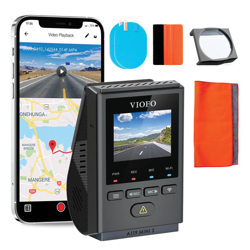 [New Driver Bundle] VIOFO A119 Mini 2 + Bonus 2-Year Extended Warranty - Dash Cam Bundles - {{ collection.title }} - 1-Channel, 12V Plug-and-Play, 2K QHD @ 60 FPS, App Compatible, Bluetooth, China, Dash Cam Bundles, Display Screen, G-Sensor, GPS, Hardwire Install, LiFePO4, Loop Recording, Mobile App Viewer, Night Vision, Parking Mode, sale, Super Capacitor, Wi-Fi - BlackboxMyCar Canada