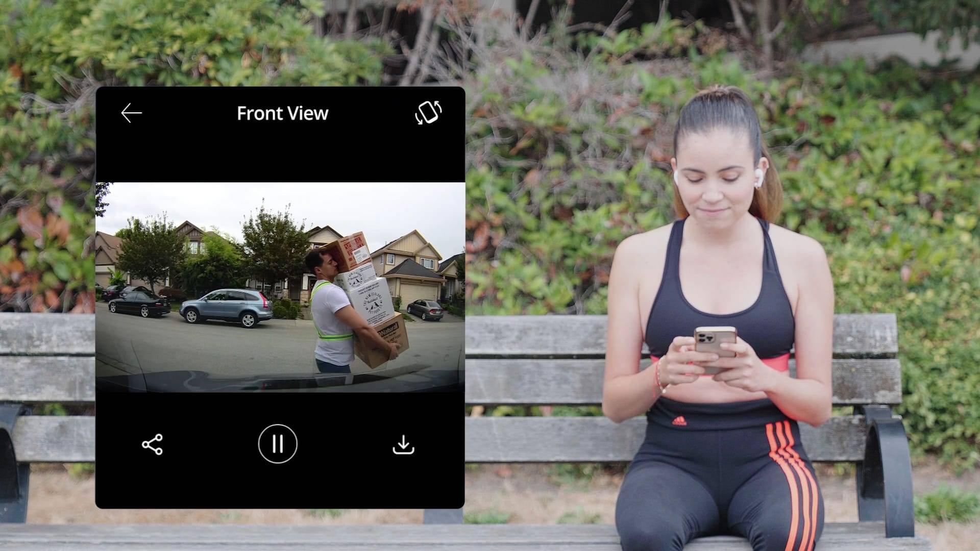 A mobile connection keeps supported cloud features available on the road.