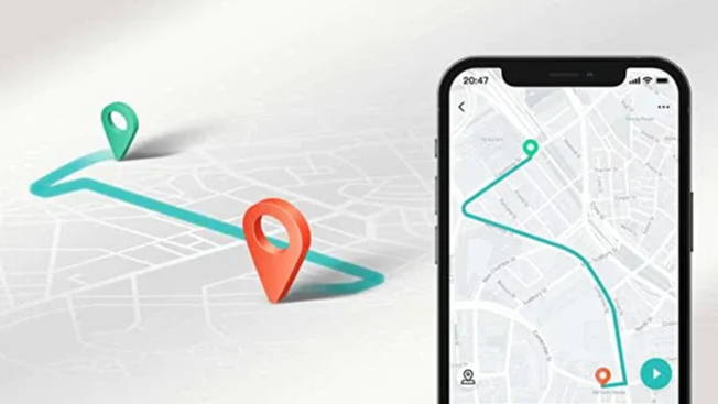 70mai app GPS route playback on a smartphone