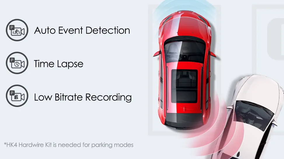 VIOFO A229 parking mode options