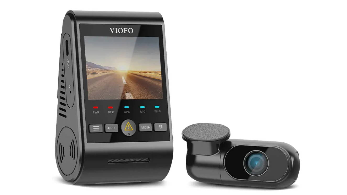VIOFO A229 front and rear cameras