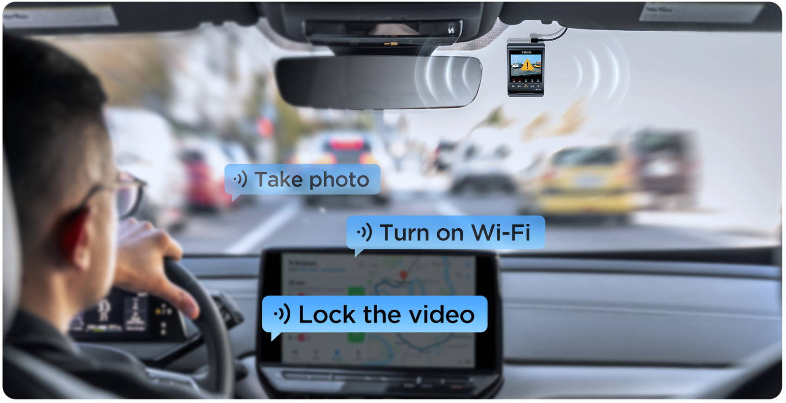 VIOFO A329 Safety and Convenience Features illustration