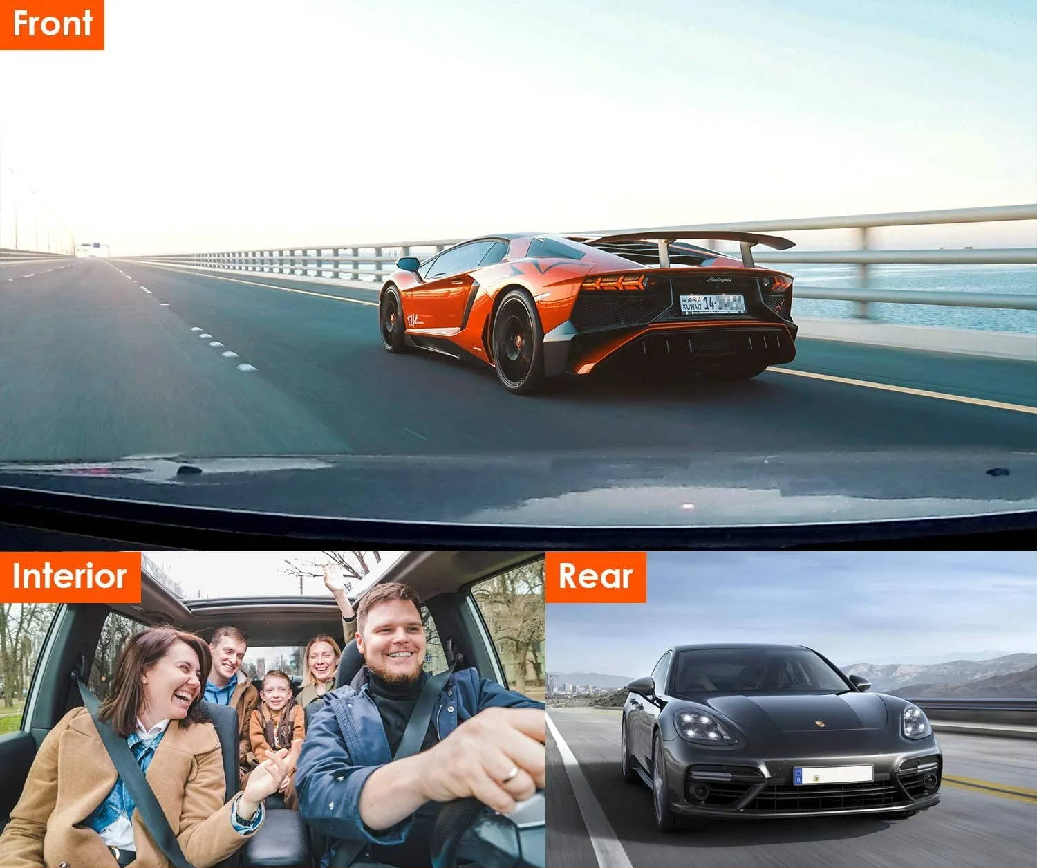 Vantrue N4 image quality and recording capabilities illustration