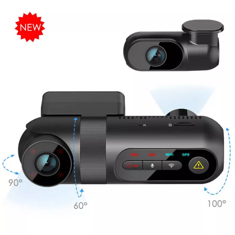 Keeping You Connected with Built-in WiFi and VIOFO Mobile App illustration