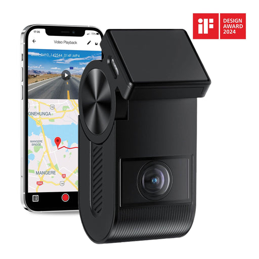 VIOFO VS1 Mini 2K QHD Dash Cam - Dash Cams - {{ collection.title }} - 1-Channel, 2K QHD @ 60 FPS, Adhesive Mount, App Compatible, Bluetooth, China, Dash Cams, G-Sensor, GPS, Hardwire Install, Loop Recording, Mobile App, Mobile App Viewer, Night Vision, Parking Mode, sale, Security, Voice Alerts, Wi-Fi - BlackboxMyCar Canada