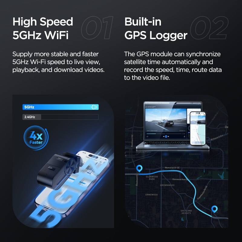 VIOFO VS1 Mini app and voice-control features