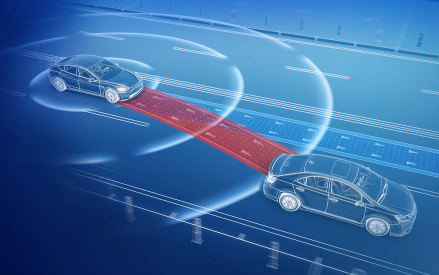 1. Front Vehicle Departure Warning illustration