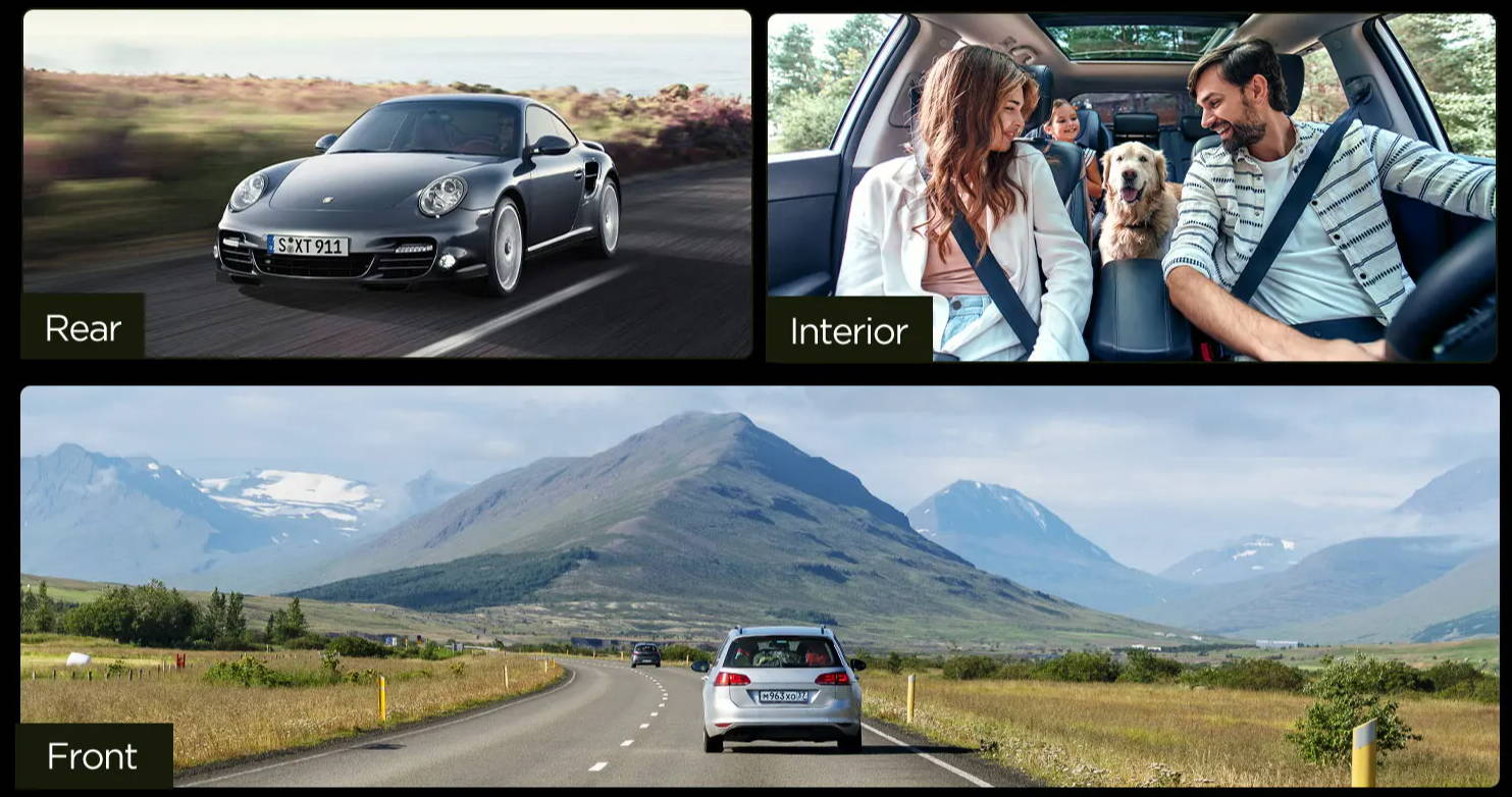 The original A229 series offered different front, rear and interior camera combinations.