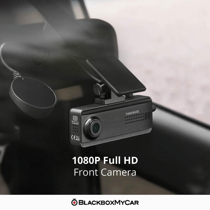 Thinkware F200 PRO Dual-Channel IR (Cabin View) Dash Cam - Dash Cams - Thinkware F200 PRO Dual-Channel IR (Cabin View) Dash Cam - 1080p Full HD @ 30 FPS, 128GB, 12V Plug-and-Play, 16GB, 2-Channel, ADAS, Adhesive Mount, App Compatible, Camera Alerts, CPL Filter, Desktop Viewer, G-Sensor, GPS, Hardwire Install, Infrared (IR), Loop Recording, Mobile App, Mobile App Viewer, Night Vision, OBD Plug-and-Play, Parking Mode, Security, South Korea, Super Capacitor, Wi-Fi - BlackboxMyCar Canada