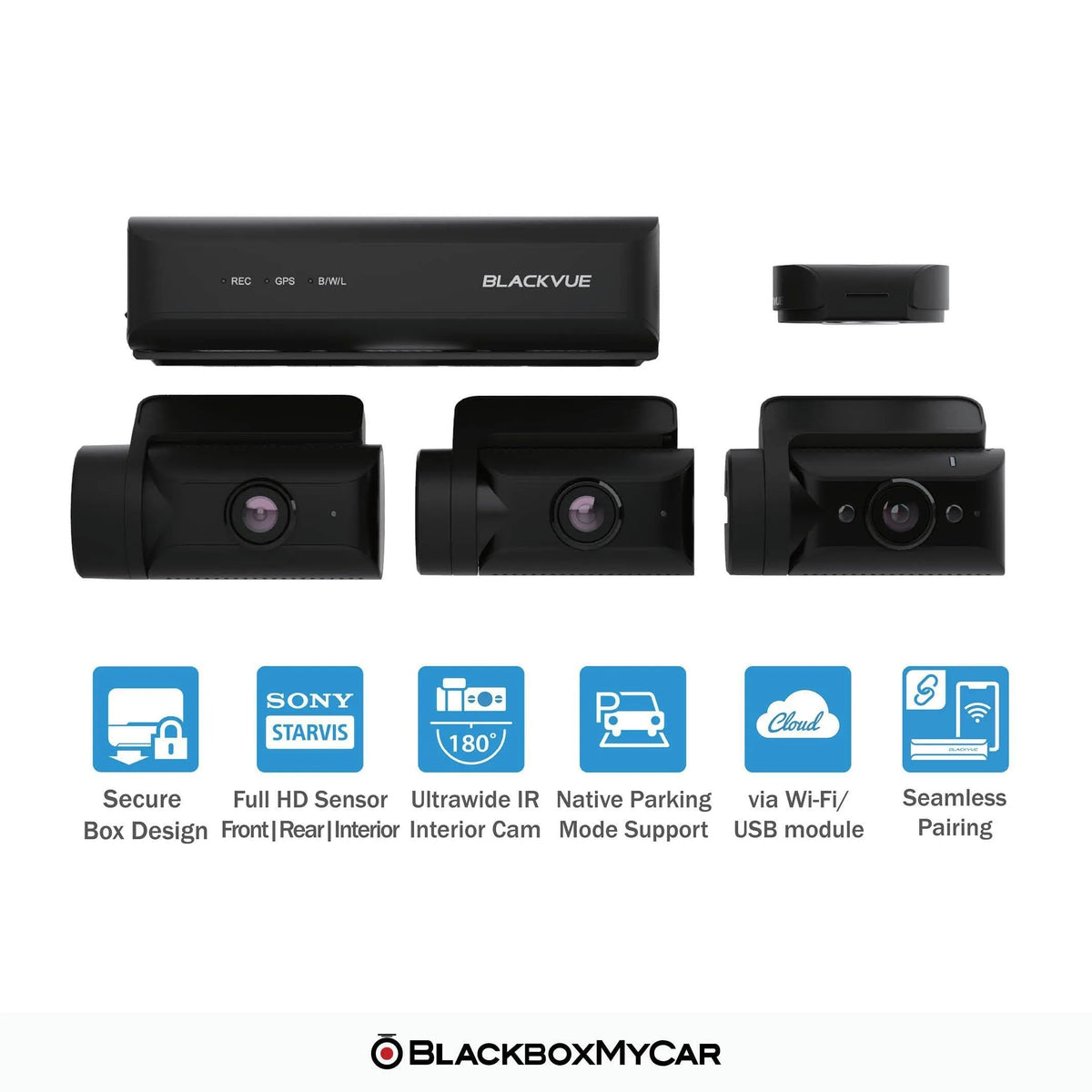 BlackVue DR770X Box 3-Channel Cloud Dash Cam - BlackboxMyCar Canada