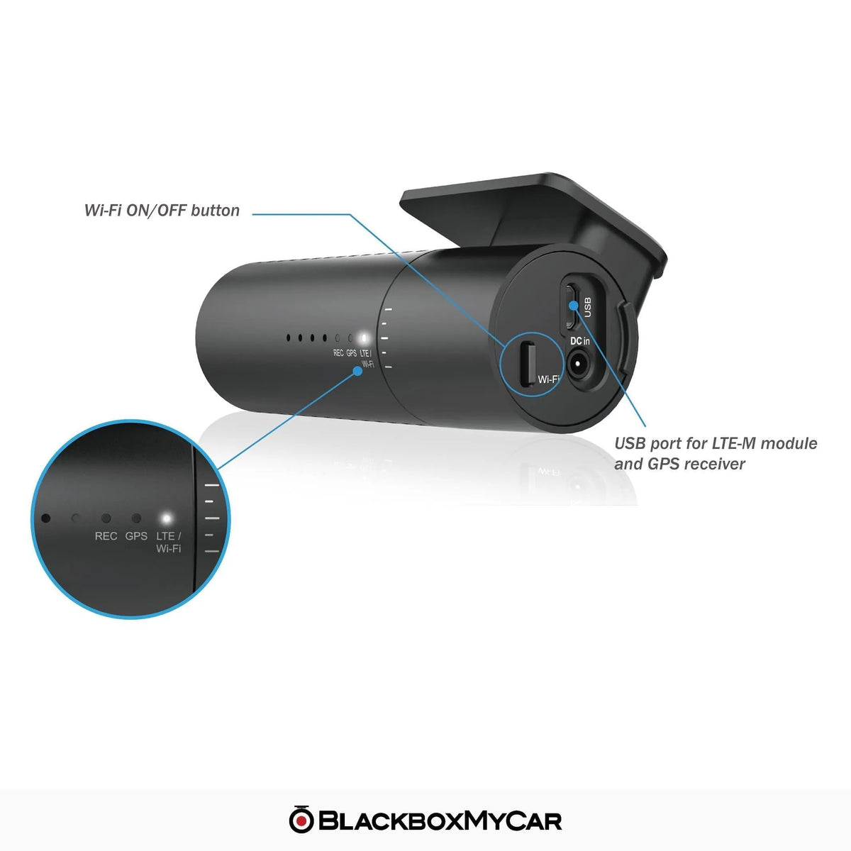 BlackVue DR590X-1CH Full HD Dash Cam - BlackboxMyCar Canada