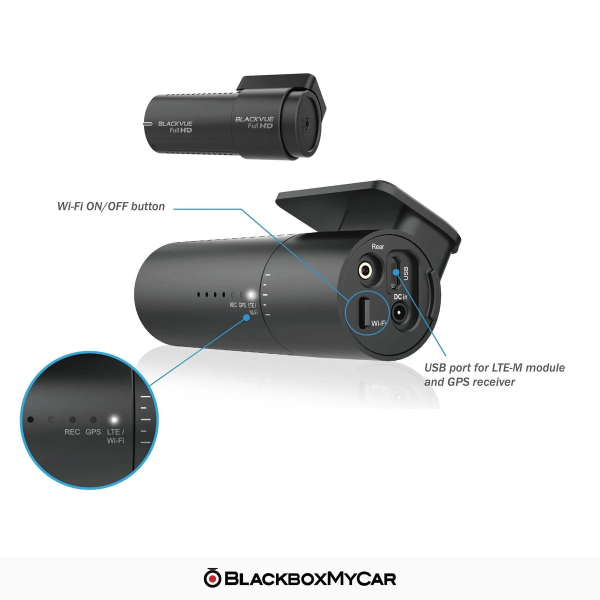 BlackVue DR590X-2CH Full HD Dash Cam - BlackboxMyCar Canada