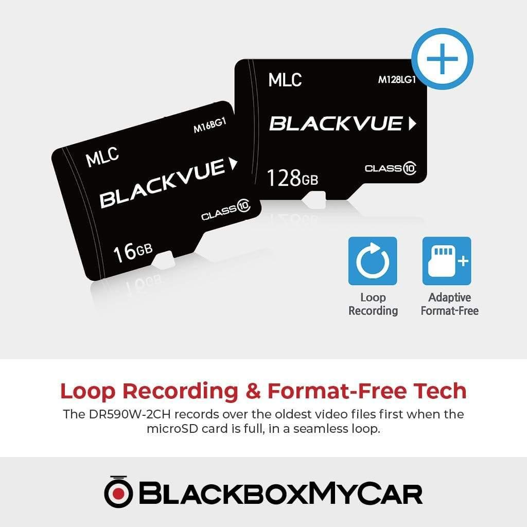 [CLEARANCE] BlackVue DR590W-2CH IR (Infrared) Full HD Dash Cam - Dash Cams - [CLEARANCE] BlackVue DR590W-2CH IR (Infrared) Full HD Dash Cam - 1080p Full HD @ 30 FPS, 16GB, 2-Channel, Adhesive Mount, App Compatible, G-Sensor, Infrared (IR), Mobile App, Mobile App Viewer, Mount, Night Vision, Parking Mode, Security, South Korea, Super Capacitor, Wi-Fi - BlackboxMyCar Canada