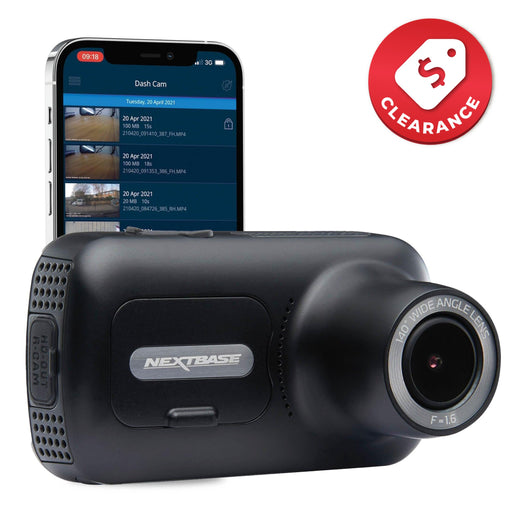 [CLEARANCE] Nextbase 322GW Full HD Smart Dash Cam - Dash Cams - {{ collection.title }} - 1-Channel, 1080p Full HD @ 60 FPS, 128GB, 12V Plug-and-Play, App Compatible, Bluetooth, Dash Cams, Desktop Viewer, Display Screen, G-Sensor, GPS, Loop Recording, Mobile App, Mobile App Viewer, Night Vision, Parking Mode, sale, Security, Wi-Fi - BlackboxMyCar Canada