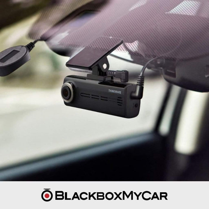 Thinkware FA200 Dual Channel Full HD WiFi Dash Cam - Dash Cams - Thinkware FA200 Dual Channel Full HD WiFi Dash Cam - 1080p Full HD @ 30 FPS, 2-Channel, Adhesive Mount, Desktop Viewer, G-Sensor, Loop Recording, Mobile App Viewer, Night Vision, Parking Mode, Rear Camera, South Korea, Super Capacitor, Wi-Fi - BlackboxMyCar Canada