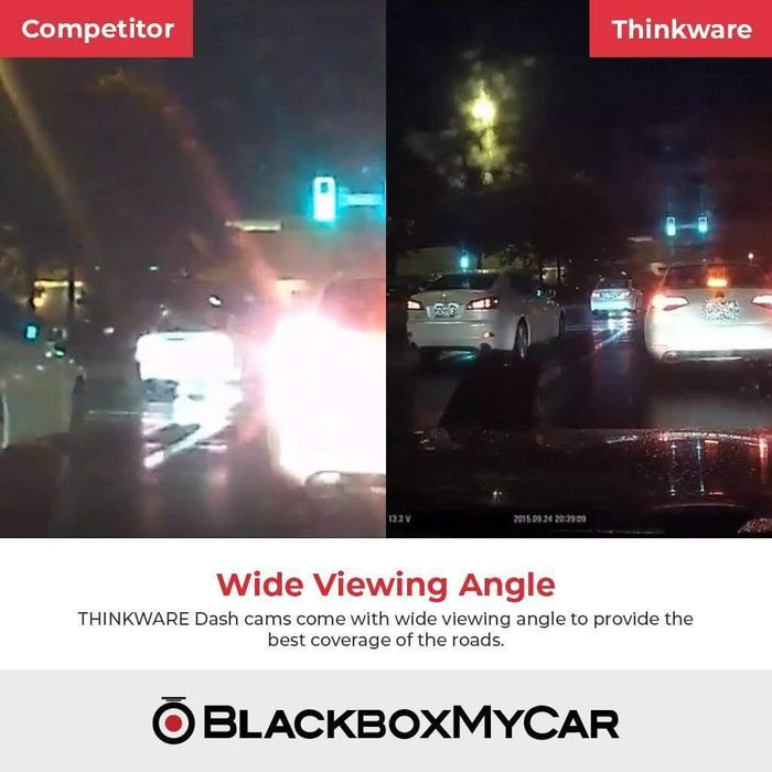 Thinkware FA200 Dual Channel Full HD WiFi Dash Cam - Dash Cams - Thinkware FA200 Dual Channel Full HD WiFi Dash Cam - 1080p Full HD @ 30 FPS, 2-Channel, Adhesive Mount, Desktop Viewer, G-Sensor, Loop Recording, Mobile App Viewer, Night Vision, Parking Mode, Rear Camera, South Korea, Super Capacitor, Wi-Fi - BlackboxMyCar Canada