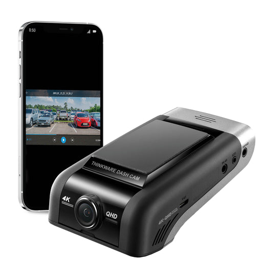 Thinkware U1000 4K UHD Single-Channel Dash Cam - Dash Cams - {{ collection.title }} - 1-Channel, 128GB, 12V Plug-and-Play, 4K UHD @ 30 FPS, ADAS, Adhesive Mount, Cloud, Dash Cams, Desktop Viewer, G-Sensor, GPS, Hardwire Install, Loop Recording, Mobile App, Mobile App Viewer, Night Vision, OBD Plug-and-Play, Parking Mode, sale, Security, South Korea, Super Capacitor, Voice Alerts, Wi-Fi - BlackboxMyCar Canada