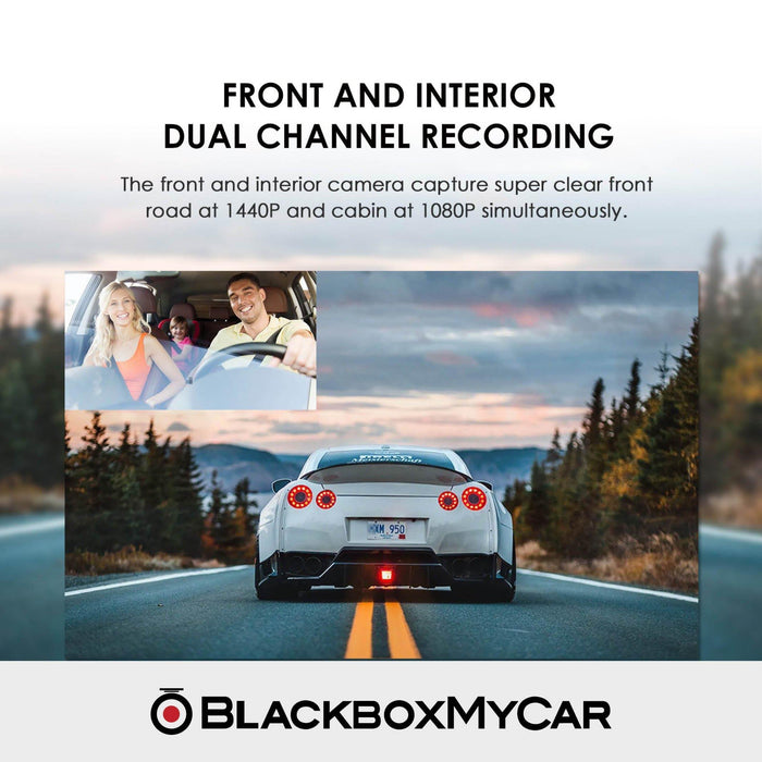 VIOFO A129 Plus Duo IR (Cabin View) Dash Cam - Dash Cams - VIOFO A129 Plus Duo IR (Cabin View) Dash Cam - 1080p Full HD @ 30 FPS, 12V Plug-and-Play, 2-Channel, 256GB, Adhesive Mount, App Compatible, China, Display Screen, G-Sensor, GPS, Hardwire Install, Infrared (IR), Loop Recording, Mobile App, Mobile App Viewer, Night Vision, Parking Mode, Security, Super Capacitor, Wi-Fi - BlackboxMyCar Canada