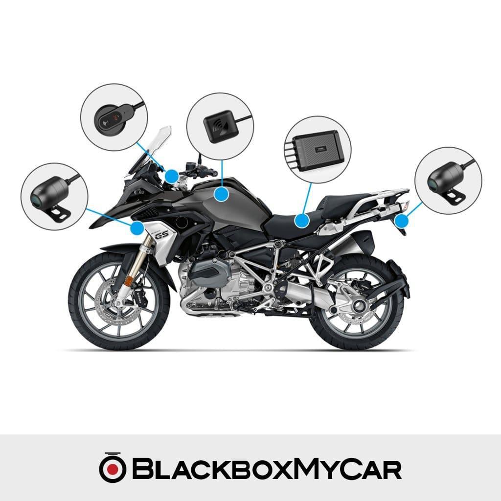 VIOFO MT1 Dual-Channel Motorcycle Dash Cam - Dash Cams - VIOFO MT1 Dual-Channel Motorcycle Dash Cam - 1080p Full HD @ 30 FPS, 2-Channel, Adhesive Mount, App Compatible, China, Exterior Mount, G-Sensor, GPS, Hardwire Install, Loop Recording, Mobile App, Mobile App Viewer, Night Vision, Rear Camera, Super Capacitor, Wi-Fi - BlackboxMyCar Canada