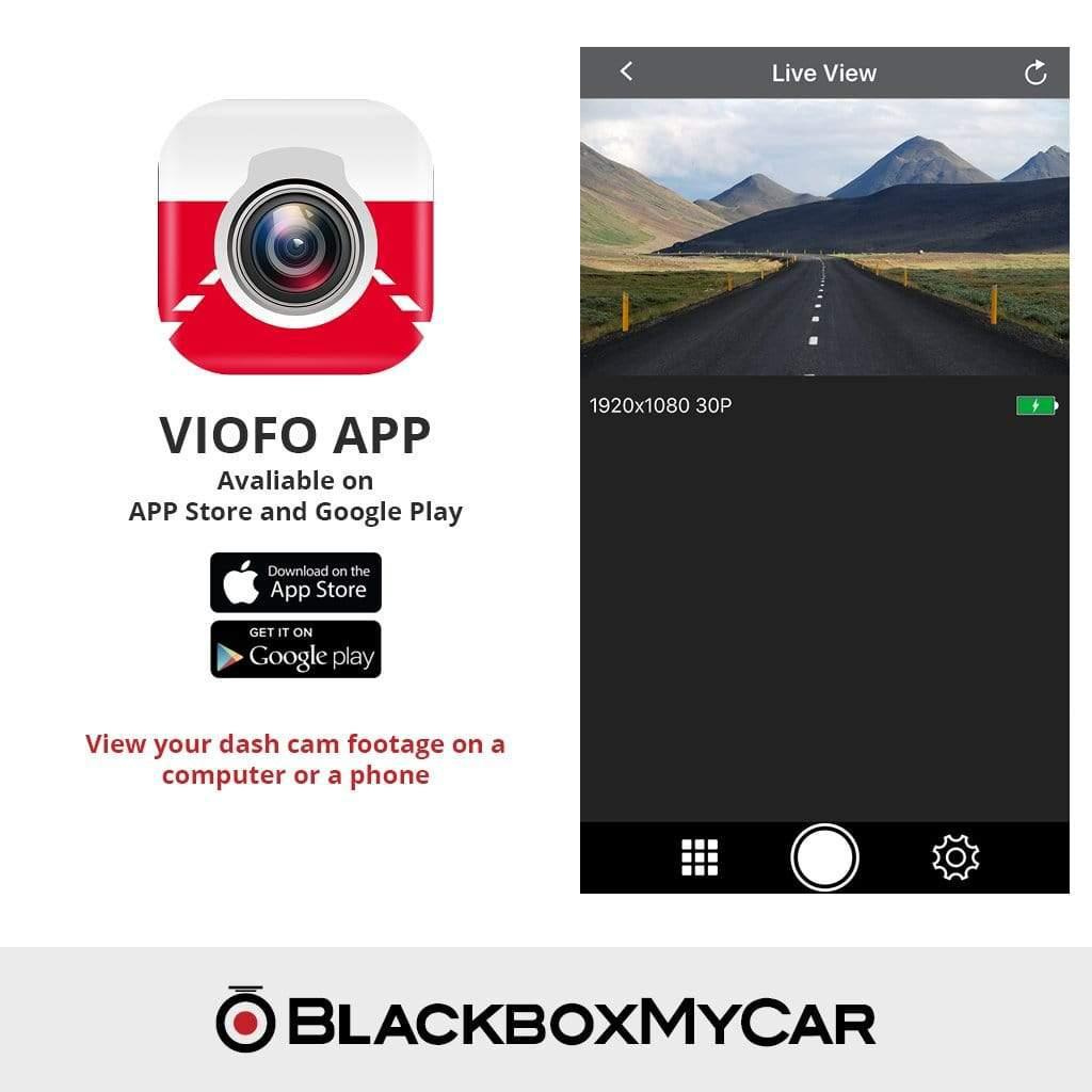 VIOFO MT1 Dual-Channel Motorcycle Dash Cam - Dash Cams - VIOFO MT1 Dual-Channel Motorcycle Dash Cam - 1080p Full HD @ 30 FPS, 2-Channel, Adhesive Mount, App Compatible, China, Exterior Mount, G-Sensor, GPS, Hardwire Install, Loop Recording, Mobile App, Mobile App Viewer, Night Vision, Rear Camera, Super Capacitor, Wi-Fi - BlackboxMyCar Canada