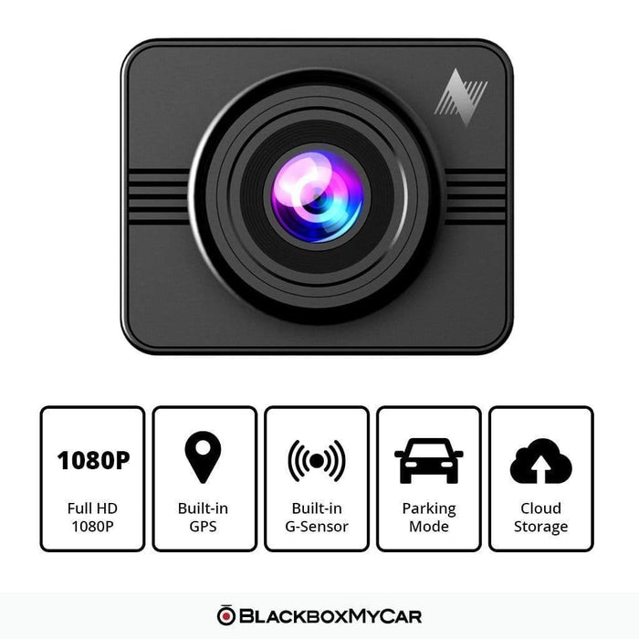 [WAREHOUSE DEAL] Nexar Beam Full HD GPS Dash Cam - Dash Cams - [WAREHOUSE DEAL] Nexar Beam Full HD GPS Dash Cam - 12V Plug-and-Play, App Compatible, Cloud, G-Sensor, GPS, Loop Recording, Mobile App Viewer, Night Vision, Parking Mode, Suction Mount, Wi-Fi - BlackboxMyCar Canada